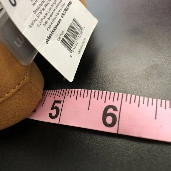 Child of Mine Carters Tan Crib Shoes Work Boot Style Size 0-3 Months - Picture 7 of 9